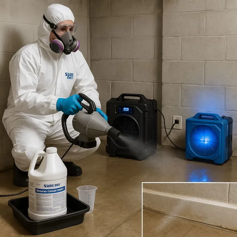 Sanitization and Odor Removal process in Newtown, PA