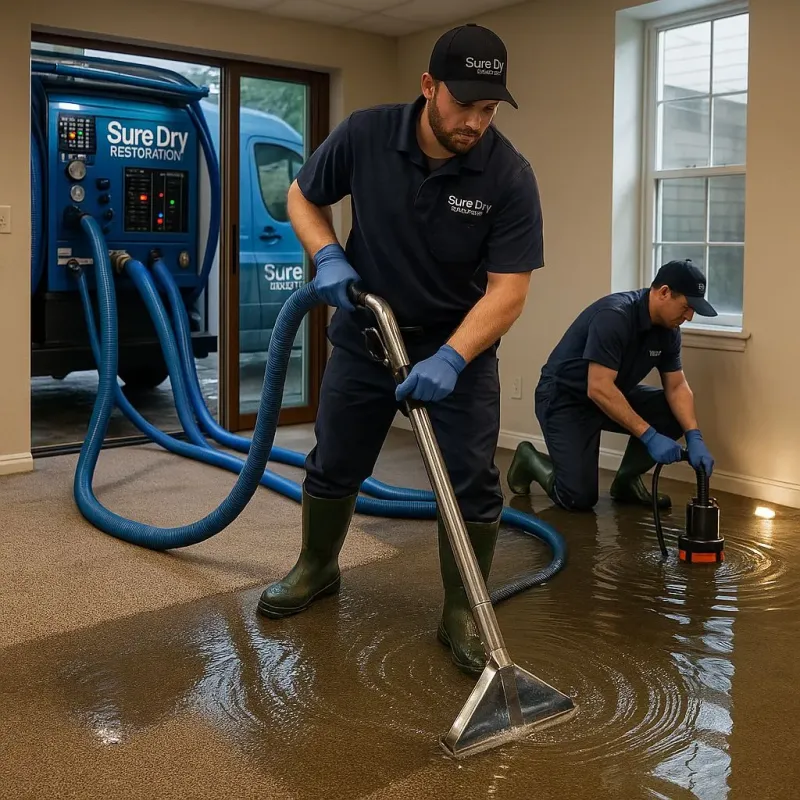 Water Extraction and Removal process in Newtown, PA